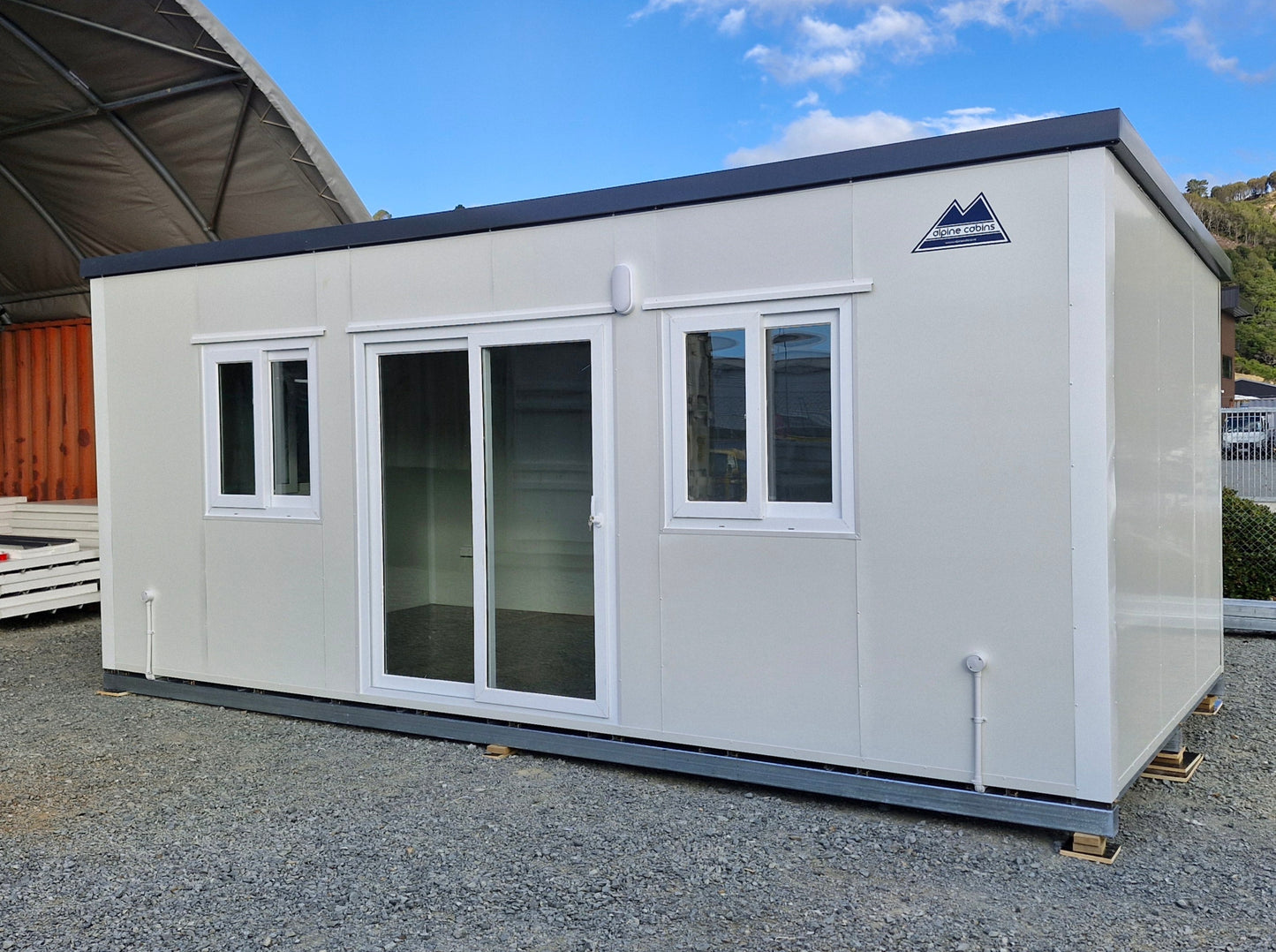 Fully Complete - 6x3 meter Portable Cabin or Home Office - Power and Carpet